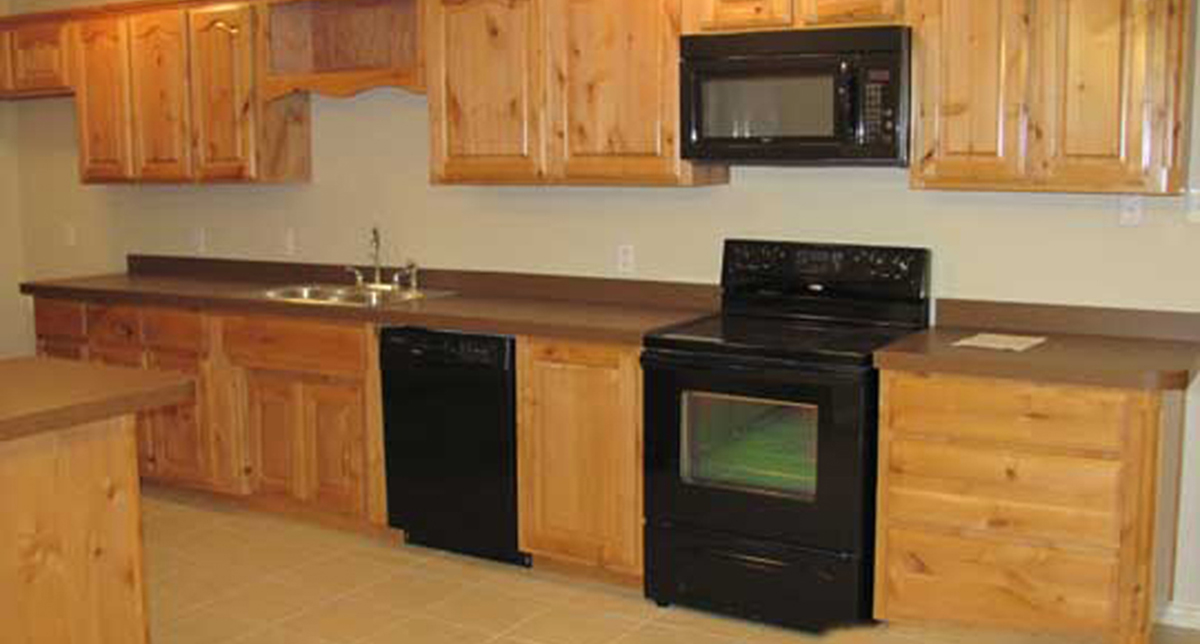 another inside view of the kitchen